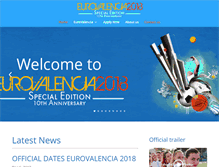 Tablet Screenshot of eurovalencia.org